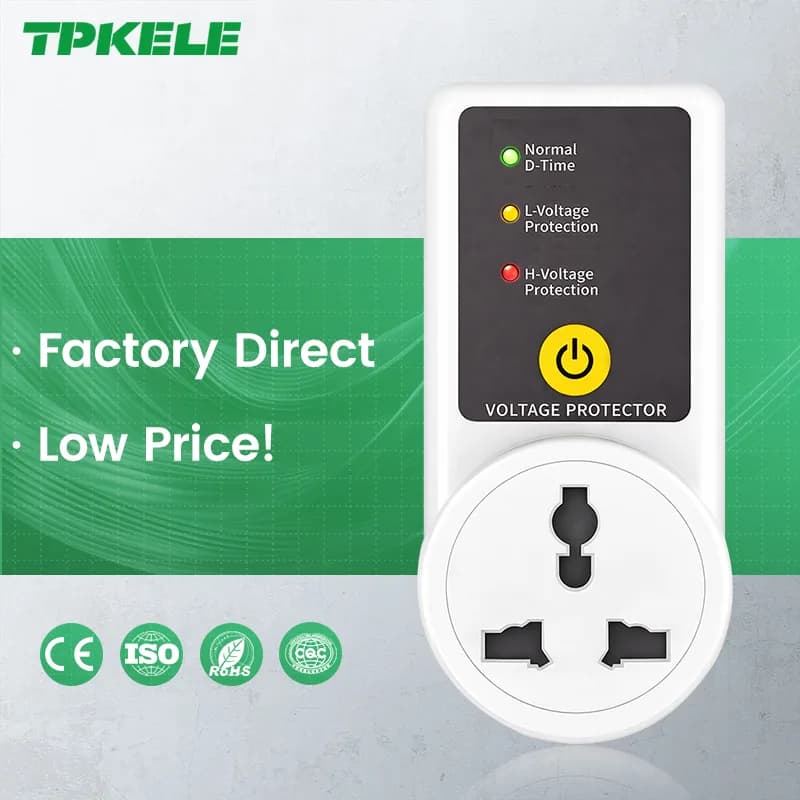 CZVA2 Digital Voltage Protector Socket
