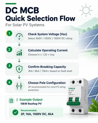 Quick selection flow