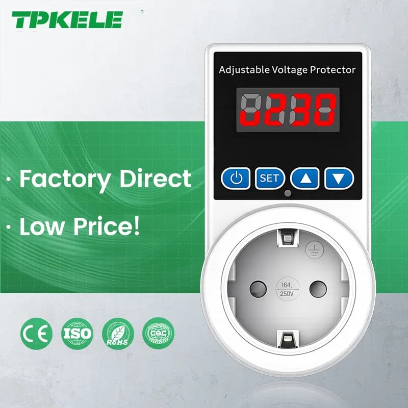 CZVA1 Digital Voltage Protector Socket