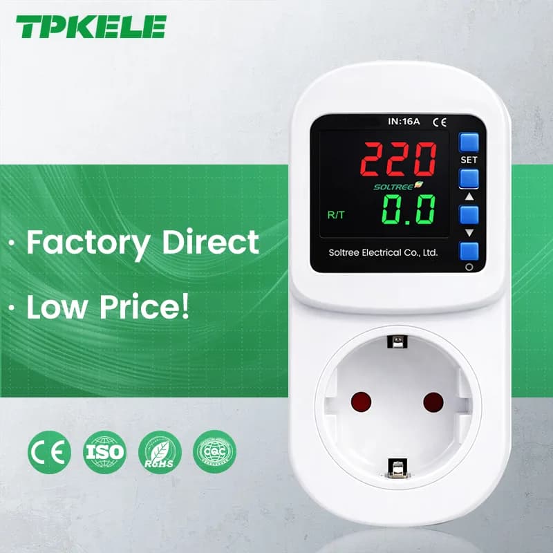 CZVA3 Digital Voltage Protector Socket