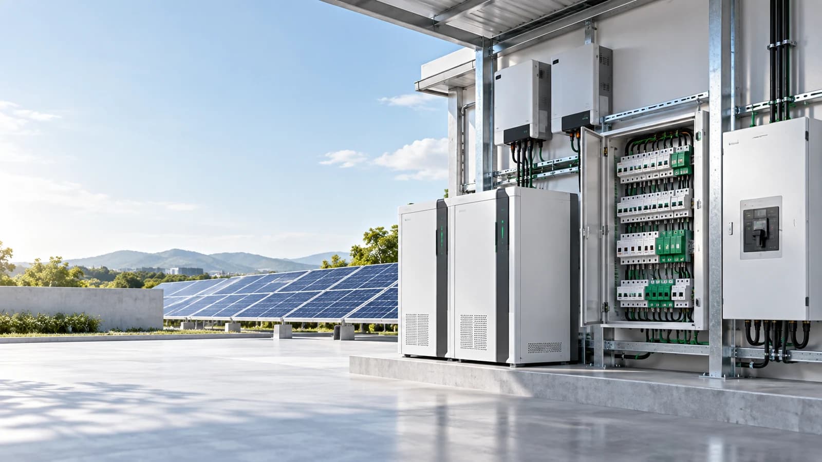 Solar PV, battery storage and low-voltage distribution project context