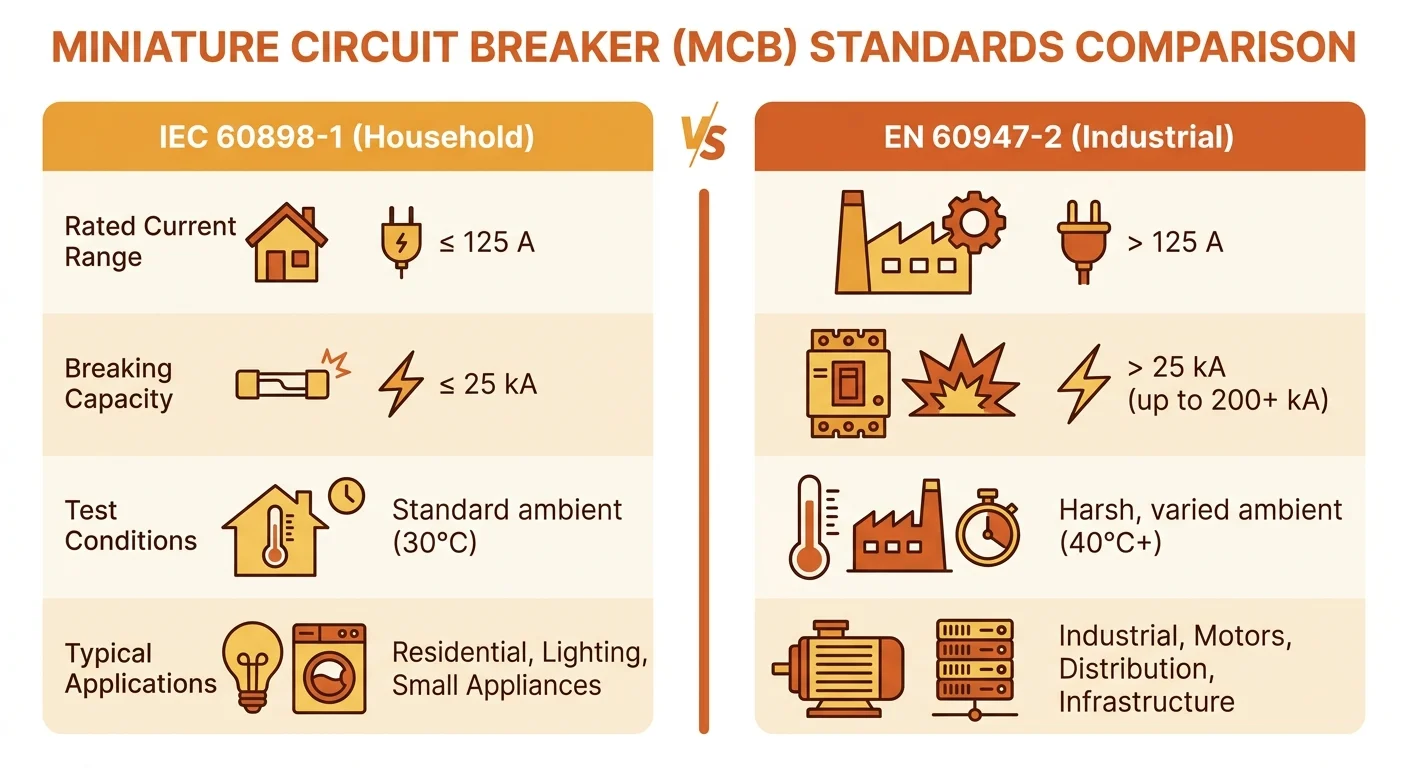 Standards Comparison Diagram